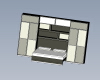 Bed and chest-建筑-家具-工业CAD模型-3D城