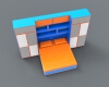 Bed and chest-建筑-家具-工业CAD模型-3D城