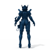 科幻女战士-角色人体-角色-VR/AR模型-3D城
