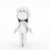 小女-角色人体-角色-VR/AR模型-3D城