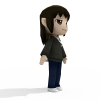 小女-角色人体-角色-VR/AR模型-3D城