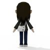 小女-角色人体-角色-VR/AR模型-3D城