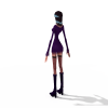 妮可罗宾-角色人体-角色-VR/AR模型-3D城