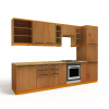 厨房橱柜-家居-厨具-VR/AR模型-3D城