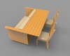 sofa-mesa-sofa-table-建筑-家具-工业CAD模型-3D城