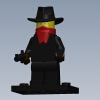 Lego Bandit Minifigure-文体生活-玩具-工业CAD模型-3D城