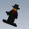 Lego Bandit Minifigure-文体生活-玩具-工业CAD模型-3D城