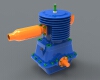 Two stroke engines-工业设备-零部件-工业CAD模型-3D城