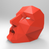 低多边形面具-DIY-3D打印模型-3D城