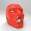 低多边形面具-DIY-3D打印模型-3D城