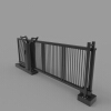 Sliding gates-建筑-设施-工业CAD模型-3D城