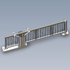 Sliding gates-建筑-设施-工业CAD模型-3D城