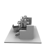 车床-科技-机器设备-VR/AR模型-3D城