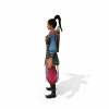 女战士-角色人体-角色-VR/AR模型-3D城