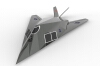 f-117-nighthawk-stealth-plane-军事-战机-工业CAD模型-3D城