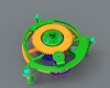 The coaxial escaper flywheel model-工业设备-其它-工业CAD模型-3D城