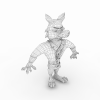 狼-角色人体-角色-VR/AR模型-3D城