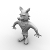 狼-角色人体-角色-VR/AR模型-3D城