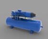 rotary-vane-air-compressor-工业设备-工具-工业CAD模型-3D城