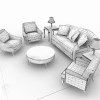 沙发-家居-沙发-VR/AR模型-3D城