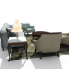 沙发-家居-沙发-VR/AR模型-3D城