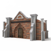 防空洞-建筑-VR/AR模型-3D城