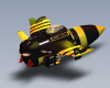 The Wasp - Alien Gunship-VR/AR模型-3D城