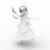 girl-角色人体-角色-VR/AR模型-3D城