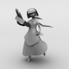 girl-角色人体-角色-VR/AR模型-3D城