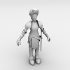 警备队长-角色人体-角色-VR/AR模型-3D城
