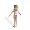 内衣绣-角色人体-女人-VR/AR模型-3D城