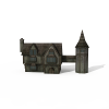 欧洲民居-建筑-住宅-VR/AR模型-3D城