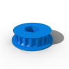 Parametric timing pulley-小工具-3D打印模型-3D城