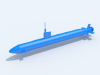 688i洛杉矶级核动力攻击潜艇-游戏&玩具-VR/AR模型-3D城