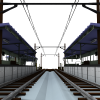 小型火车车站-建筑-VR/AR模型-3D城