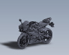 yamaha-yzf-r6-汽车-摩托车-工业CAD模型-3D城