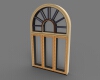 old-style-estonian-window-detailed-建筑-家具-工业CAD模型-3D城