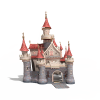 城堡-建筑-古建筑-VR/AR模型-3D城
