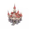 城堡-建筑-古建筑-VR/AR模型-3D城