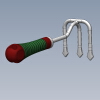 garden-hand-fork-rake-工业设备-工具-工业CAD模型-3D城