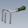 garden-hand-fork-rake-工业设备-工具-工业CAD模型-3D城