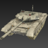 俄罗斯主战坦克T-90-军事-其它-VR/AR模型-3D城