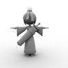 小道士-角色人体-角色-VR/AR模型-3D城