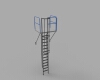 industrial-ladder-with-podest-工业设备-其它-工业CAD模型-3D城