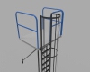 industrial-ladder-with-podest-工业设备-其它-工业CAD模型-3D城
