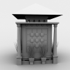 家庭清真寺-建筑-基础设施-VR/AR模型-3D城