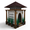 家庭清真寺-建筑-基础设施-VR/AR模型-3D城
