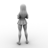 小女孩-角色人体-角色-VR/AR模型-3D城