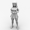 小女孩-角色人体-角色-VR/AR模型-3D城