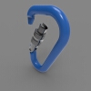 carabiner-文体生活-体育用品-工业CAD模型-3D城